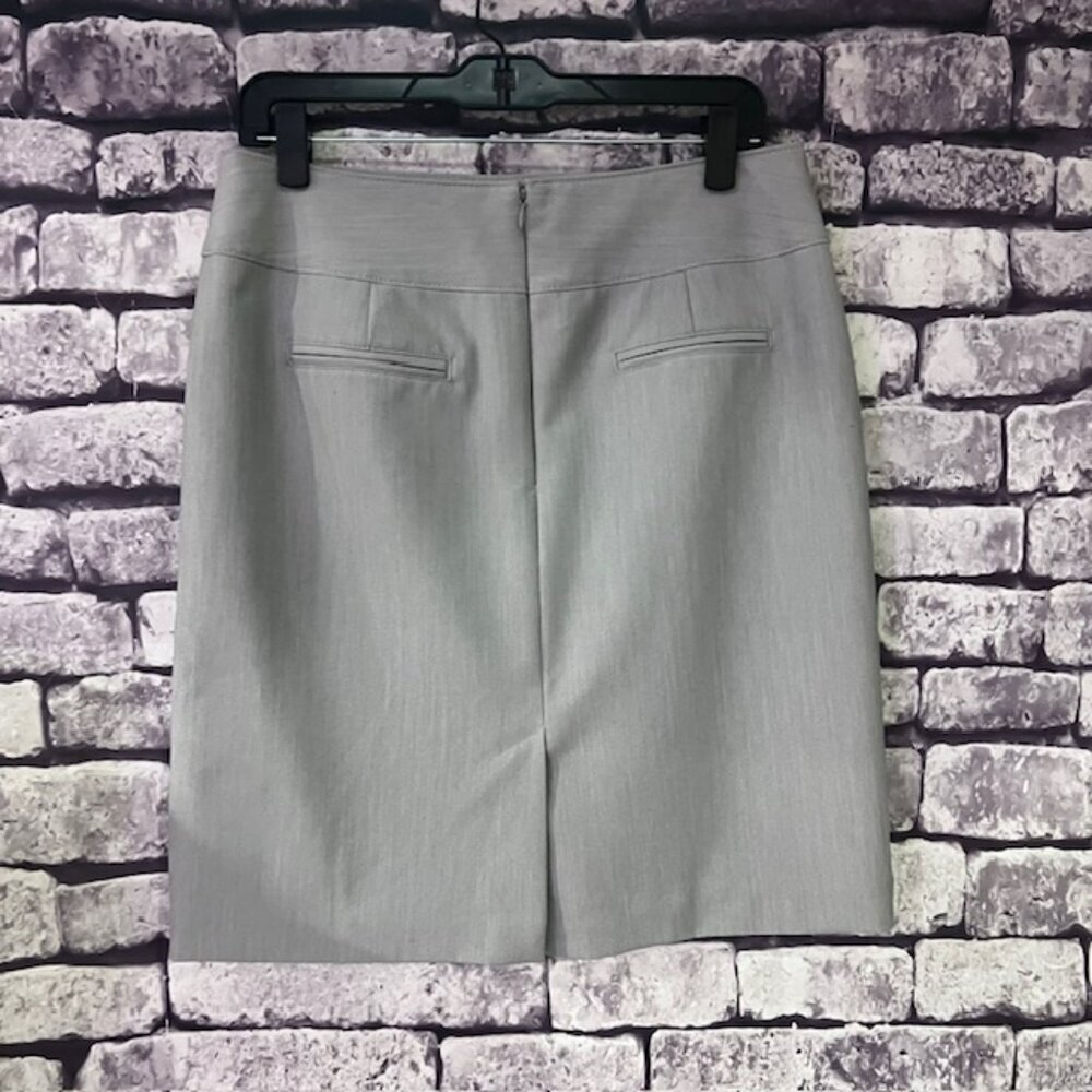 Worthington Gray Fully Lined Skirt Size 12 - Picture 5 of 9